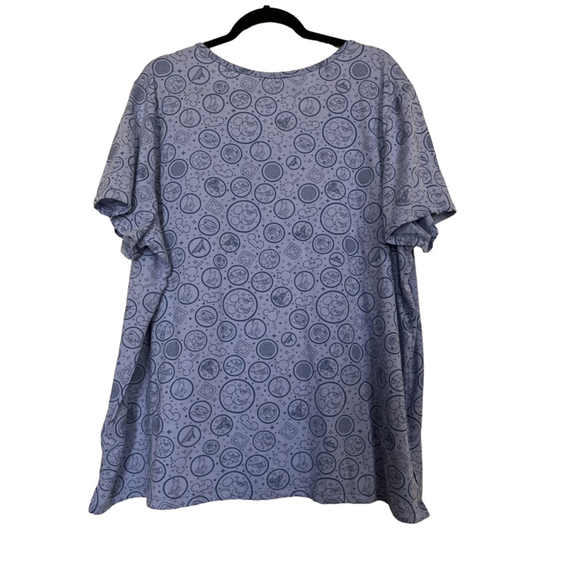 EUC Women's Disney Parks 2018 T-Shirt 3XL Blue - Picture 3 of 5